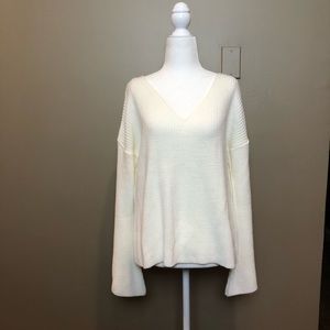 Topshop Lattice Back Sweater